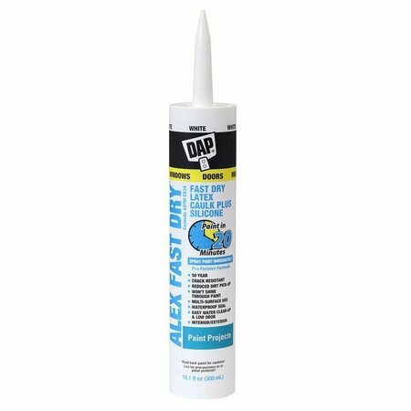 DAP CAULK LATEX WH10.1OZBX12 7079818426